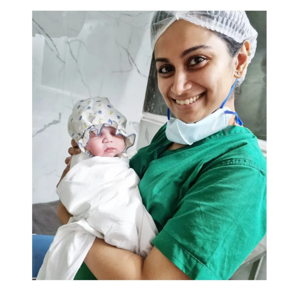 Dr. Riddhima Shetty , new born baby, doctor